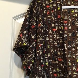 Eunishop Short Sleeve Kimono